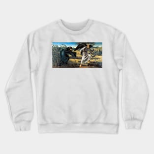 Love and the Pigrim - Edward Coley Burne-Jones Crewneck Sweatshirt